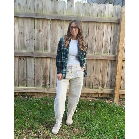 GAP Patchwork Flannel Cozy Vintage Shirt - Picture 7 of 9